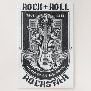 Puzzle Design Guitar Rock