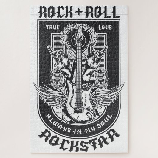 Puzzle Design Guitar Rock (Vertical)
