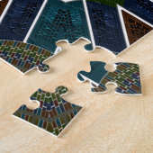 Puzzle Design inspiré de Sari avec détails complexes (Côté)