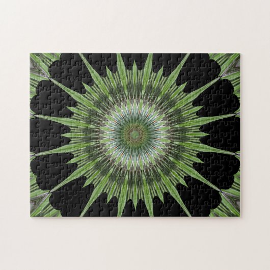 Puzzle Design Kaleidoscope noir (Horizontal)