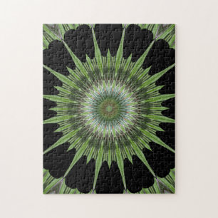 Puzzle Design Kaleidoscope noir