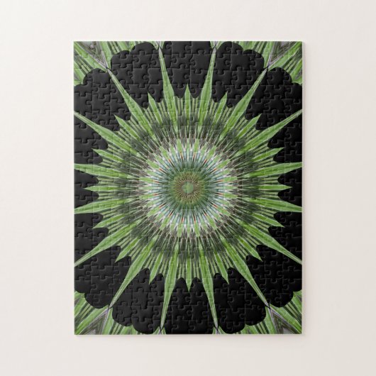 Puzzle Design Kaleidoscope noir (Vertical)