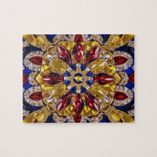 Puzzle Design moderne abstrait Colombie Couleurs (Horizontal)