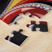 Puzzle Design moderne abstrait Couleurs belges (Côté)