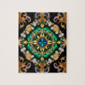 Puzzle Design moderne abstrait Couleurs brésilienn (Vertical)