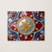 Puzzle Design moderne abstrait Couleurs colombienn (Horizontal)