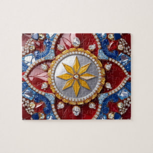 Puzzle Design moderne abstrait Couleurs colombienn