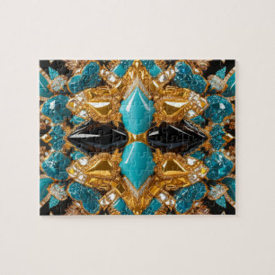 Puzzle design moderne abstrait Couleurs des Bahama