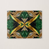 Puzzle Design moderne abstrait Couleurs jamaïcaine (Horizontal)