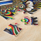 Puzzle Design moderne abstrait Couleurs sud-africa (Côté)