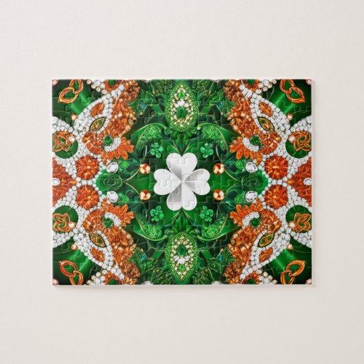 Puzzle Design moderne abstrait Irlande Couleurs (Horizontal)