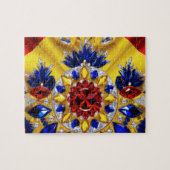 Puzzle Design moderne abstrait Roumanie Couleurs (Horizontal)