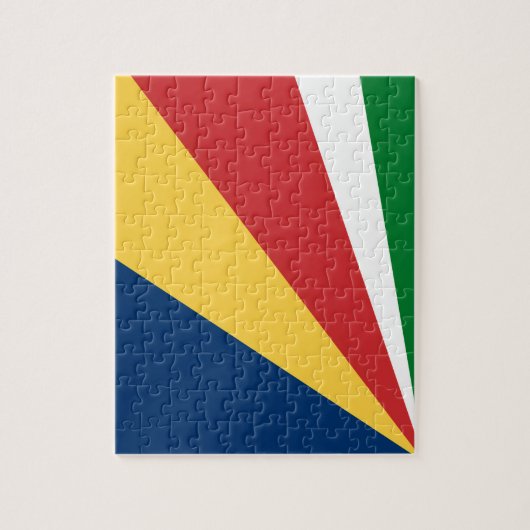 Puzzle Design moderne abstrait Seychelles Couleurs (Vertical)