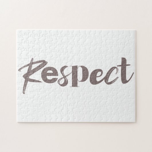 Puzzle Design moderne, créatif, cool, tendance du respect (Horizontal)