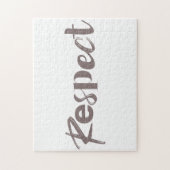 Puzzle Design moderne, créatif, cool, tendance du respect (Vertical)