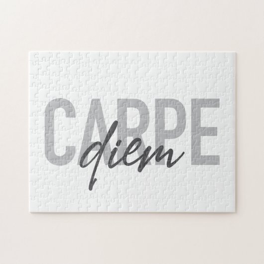 Puzzle Design moderne, simple, urbain, cool Carpe Diem (Horizontal)