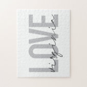 Puzzle Design moderne, simple, urbain, cool Love Virginia (Vertical)