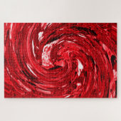 Puzzle Design noir blanc rouge (Horizontal)