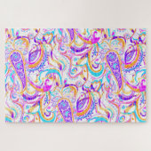 Puzzle Design paisible blanc coloré (Horizontal)