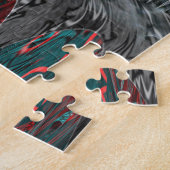 Puzzle Design Tribal Edgy moderne. (Côté)