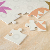 Puzzle Design Vintage Motif sans ananas (Côté)