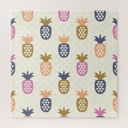Puzzle Design Vintage Motif sans ananas (Vertical)