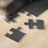 Puzzle désordonné de baiser de chien de Pitbull (Côté)