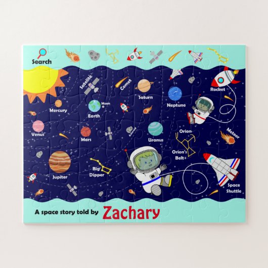 Puzzle d'espace détecte chasse objet caché personn (Horizontal)