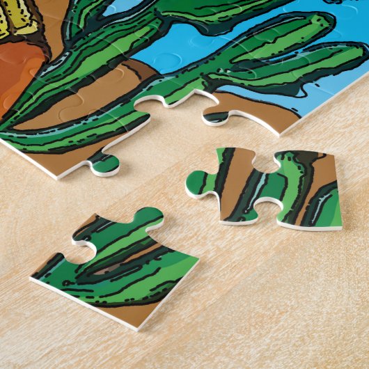 Puzzle Desperado dans le désert (Côté)