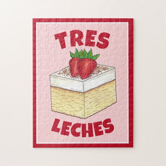Puzzle Dessert de cuisson au gâteau Pastel de Tres (Vertical)