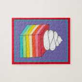 Puzzle Dessert de salade rétro-arc-en-ciel de sept couche (Horizontal)