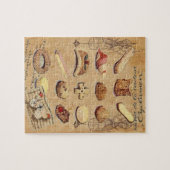 Puzzle dessert français de gâteau de biscuits de (Horizontal)