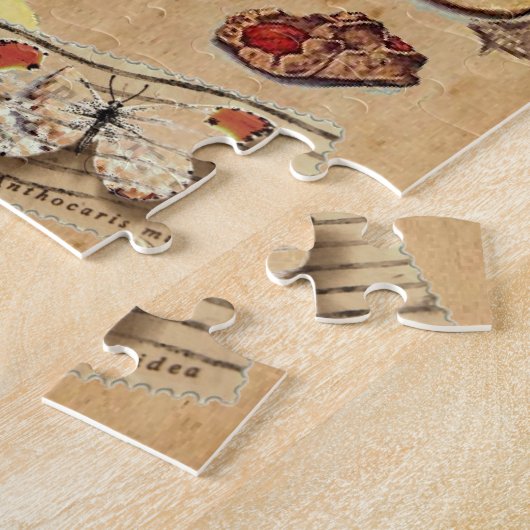 Puzzle dessert français de gâteau de biscuits de (Côté)