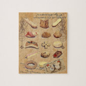 Puzzle dessert français de gâteau de biscuits de (Vertical)