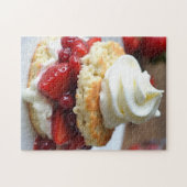 Puzzle Dessert Gâteau à la fraise (Horizontal)