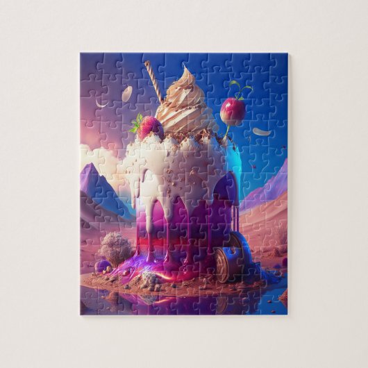 Puzzle DESSERT x DESERT - Delicious Cake Imaginaire Art (Vertical)