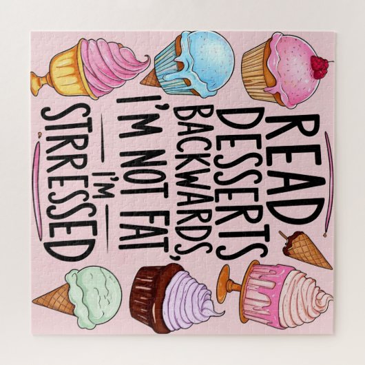 Puzzle Desserts stressés (Horizontal)