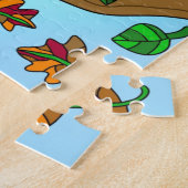 Puzzle Dessin à la main de mandala de hibou (Côté)