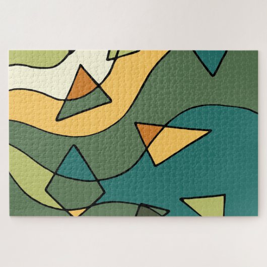 Puzzle Dessin abstrait vintage dessiné à la main (Horizontal)