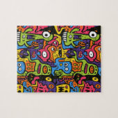 Puzzle Dessin animé funky (Horizontal)
