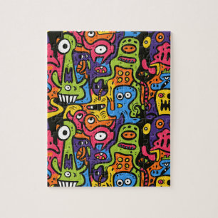 Puzzle Dessin animé funky