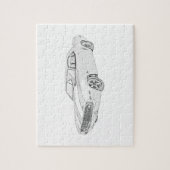 Puzzle Dessin au crayon camaro Chevy 1969 (Vertical)