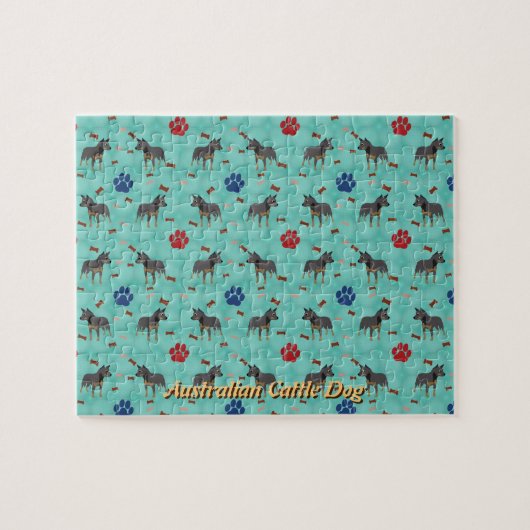 Puzzle Dessin Australian Cattle Dog (Horizontal)