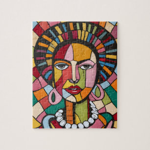 Puzzle Dessin avec cubes Art cubiste surréaliste