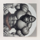 Puzzle Dessin d'art pop de Gorilla Bodybuilder (Horizontal)