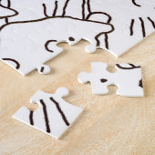 Puzzle Dessin de chat simple de dessin animé (Côté)