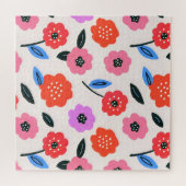 Puzzle dessin de fleurs de Han (Horizontal)