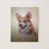Dessin de la race de Chien Corgi gallois