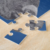 Puzzle dessin de l'âne mignon (Côté)