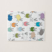 Puzzle Dessin de mouton coloré (Horizontal)